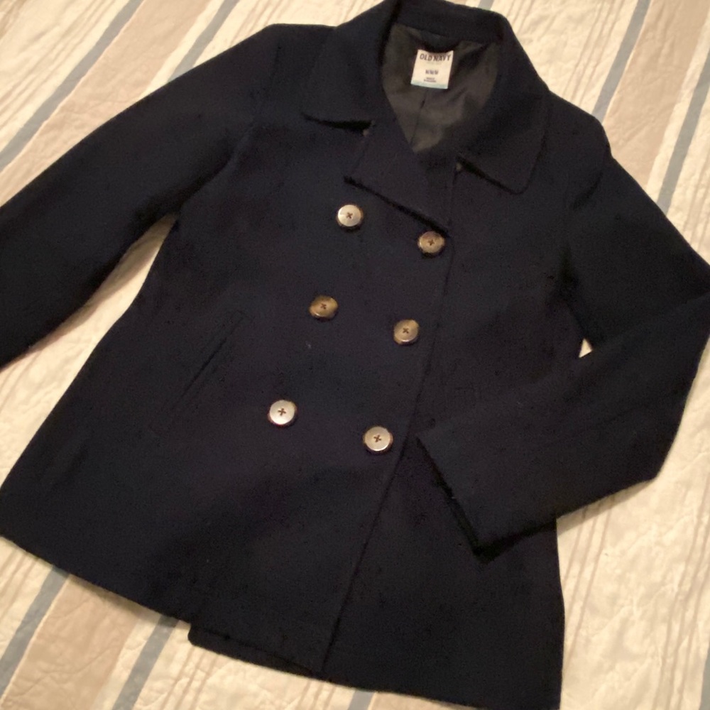 EUC Old Navy Pea Coat - Navy